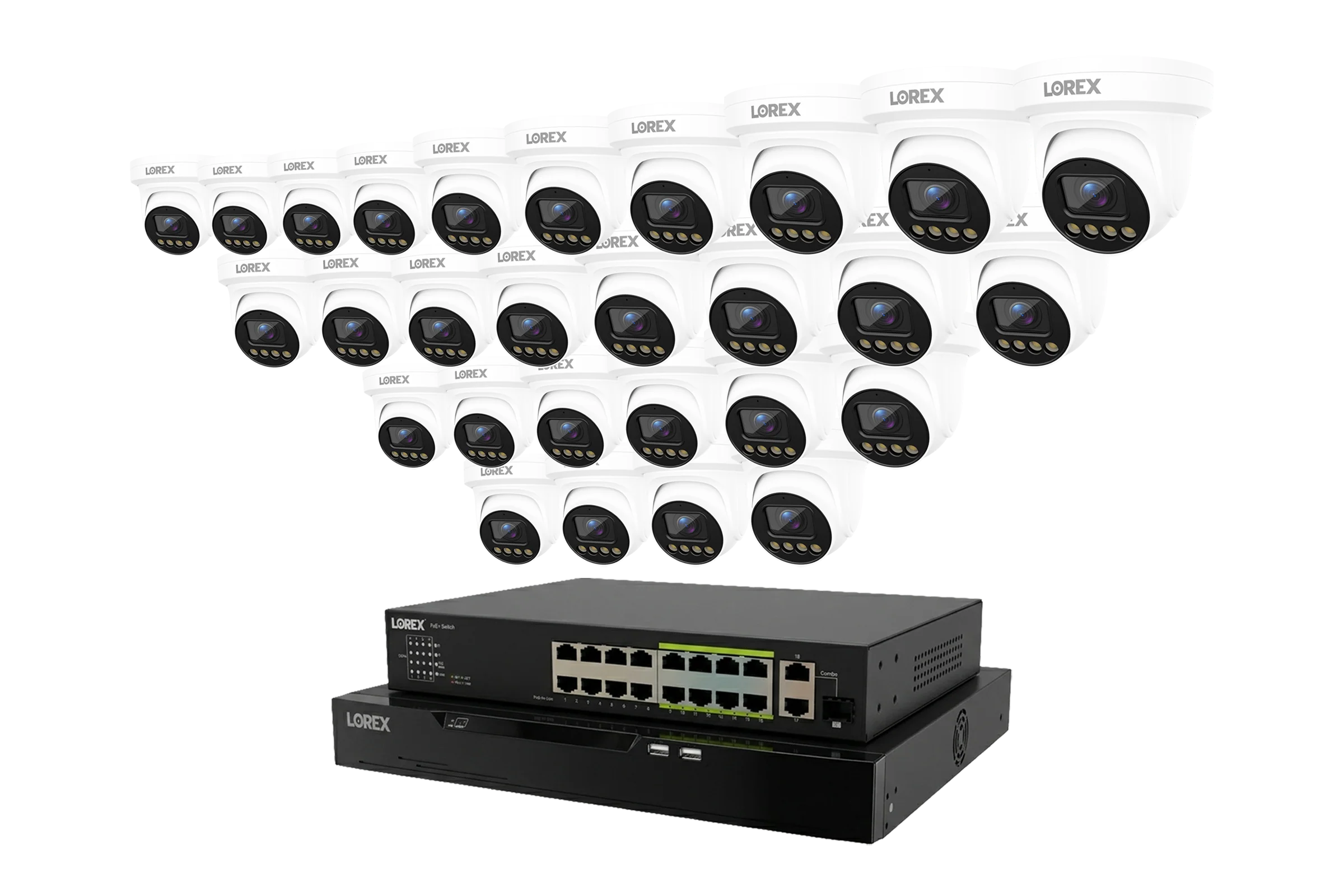 Lorex Connect X Series 4K 32-Channel Wired NVR System with X3 Turret Security Cameras - 8TB - Image 13