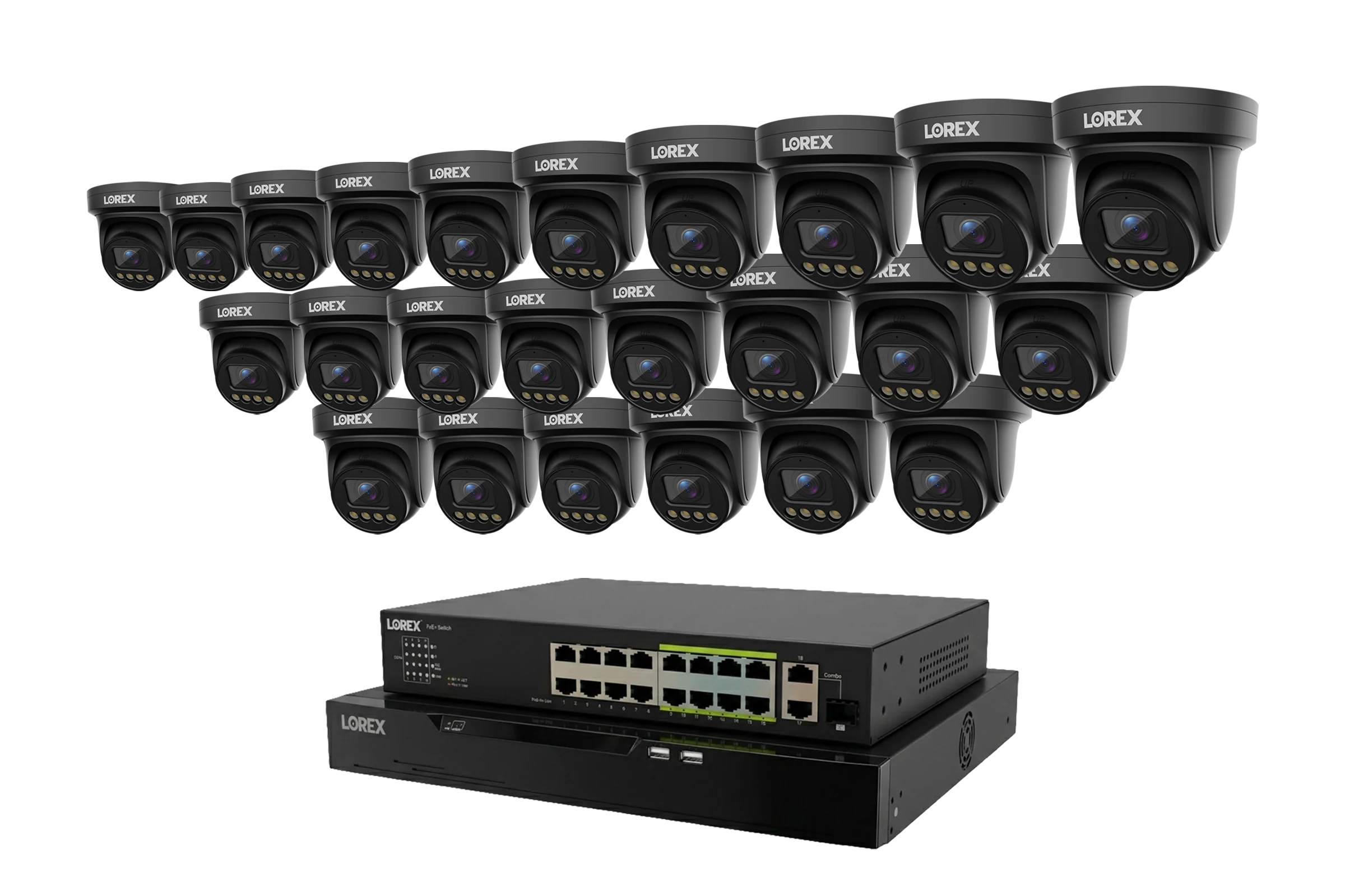 Lorex Connect X Series 4K 32-Channel Wired NVR System with X3 Turret Security Cameras - 8TB - Image 16