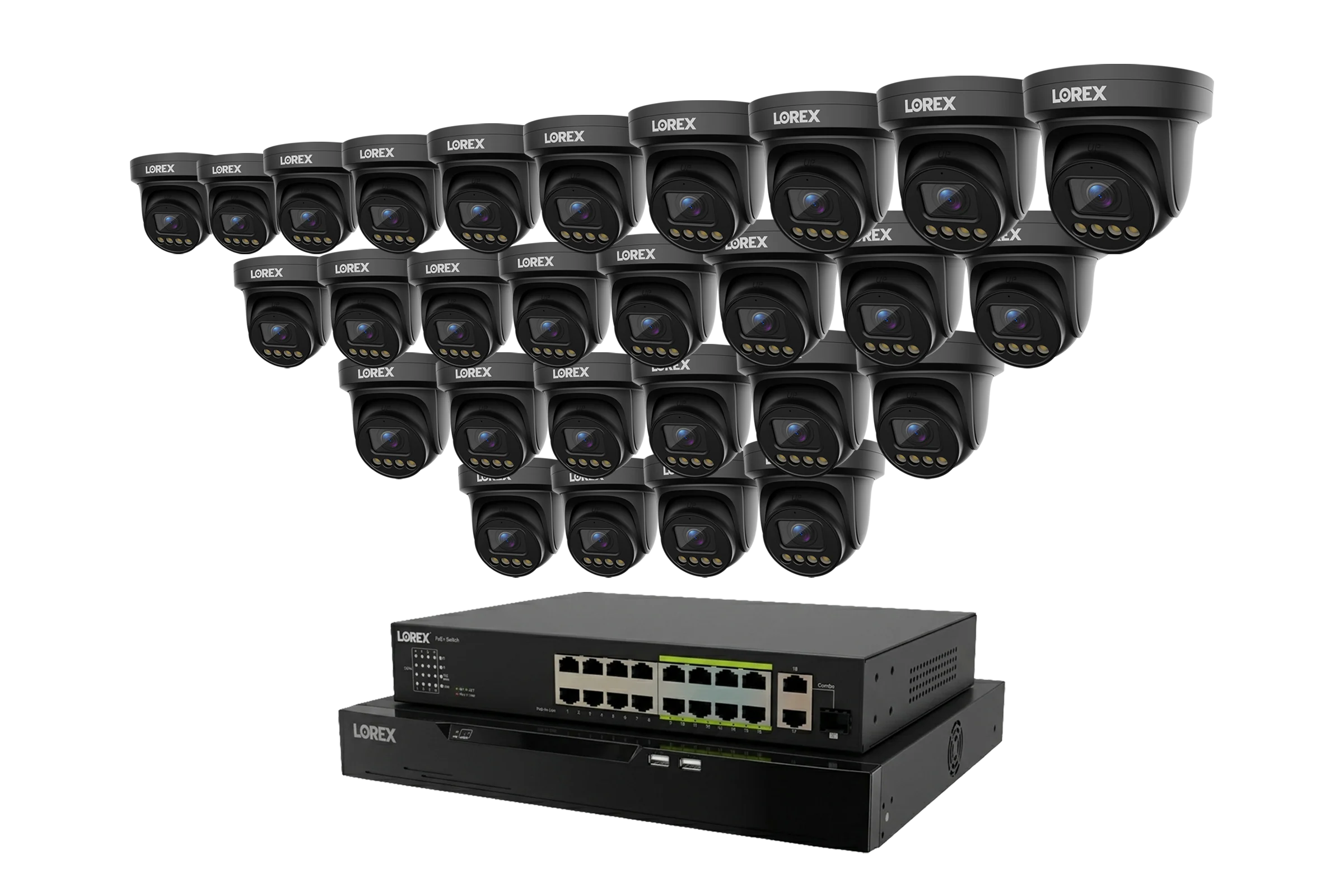 Lorex Connect X Series 4K 32-Channel Wired NVR System with X3 Turret Security Cameras - 8TB - Image 17