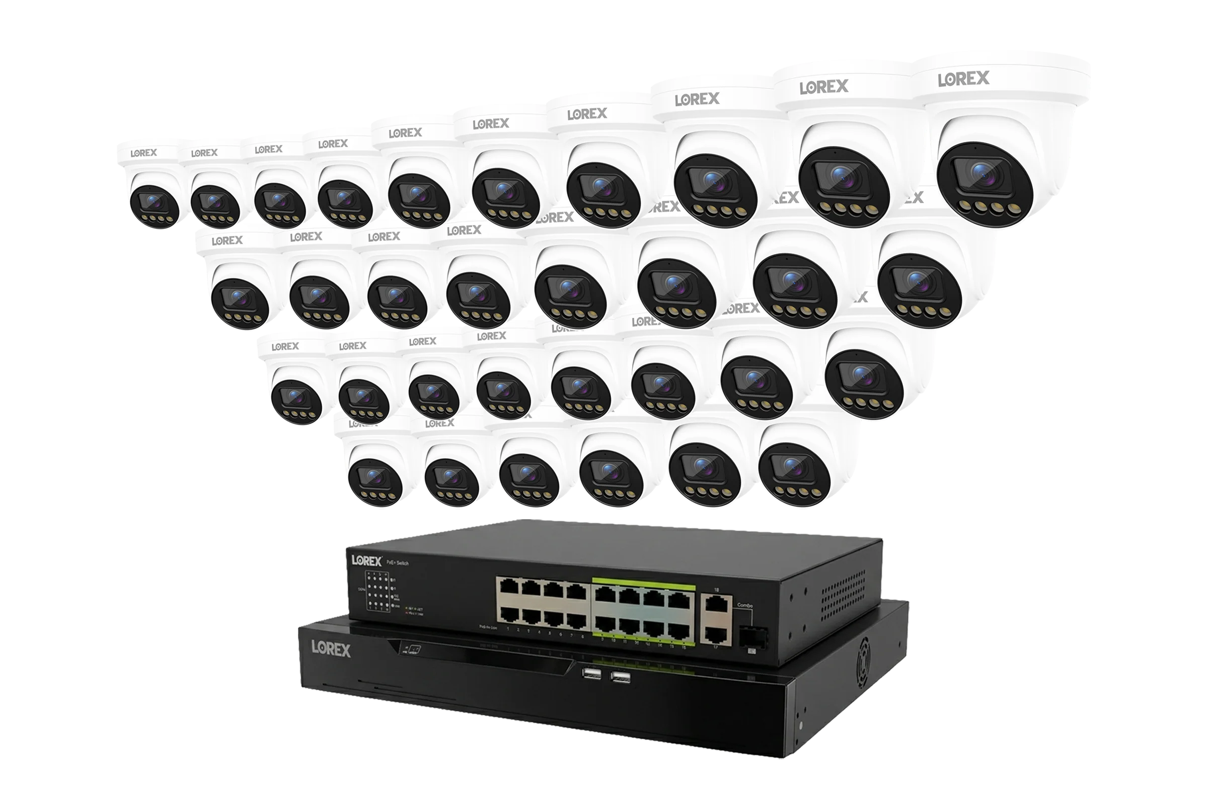 Lorex Connect X Series 4K 32-Channel Wired NVR System with X3 Turret Security Cameras - 8TB - Image 18
