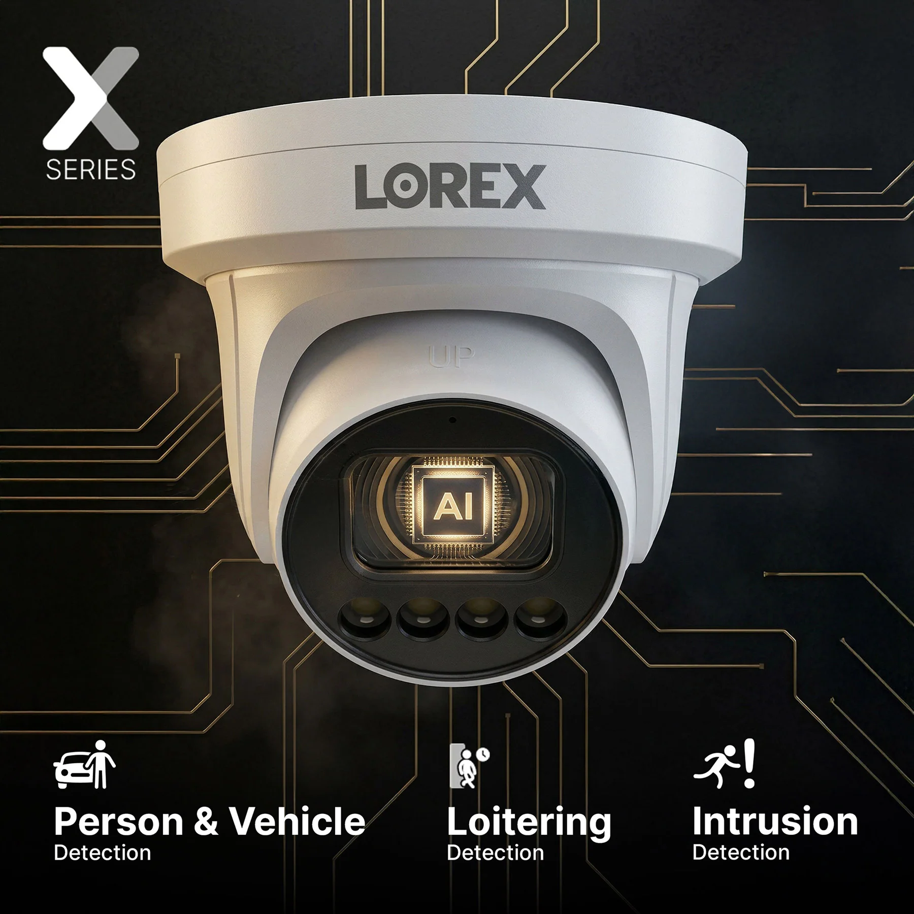 Lorex Connect X Series 4K 16-Channel Wired NVR System with X3 Turret Security Cameras - 4TB - Image 4