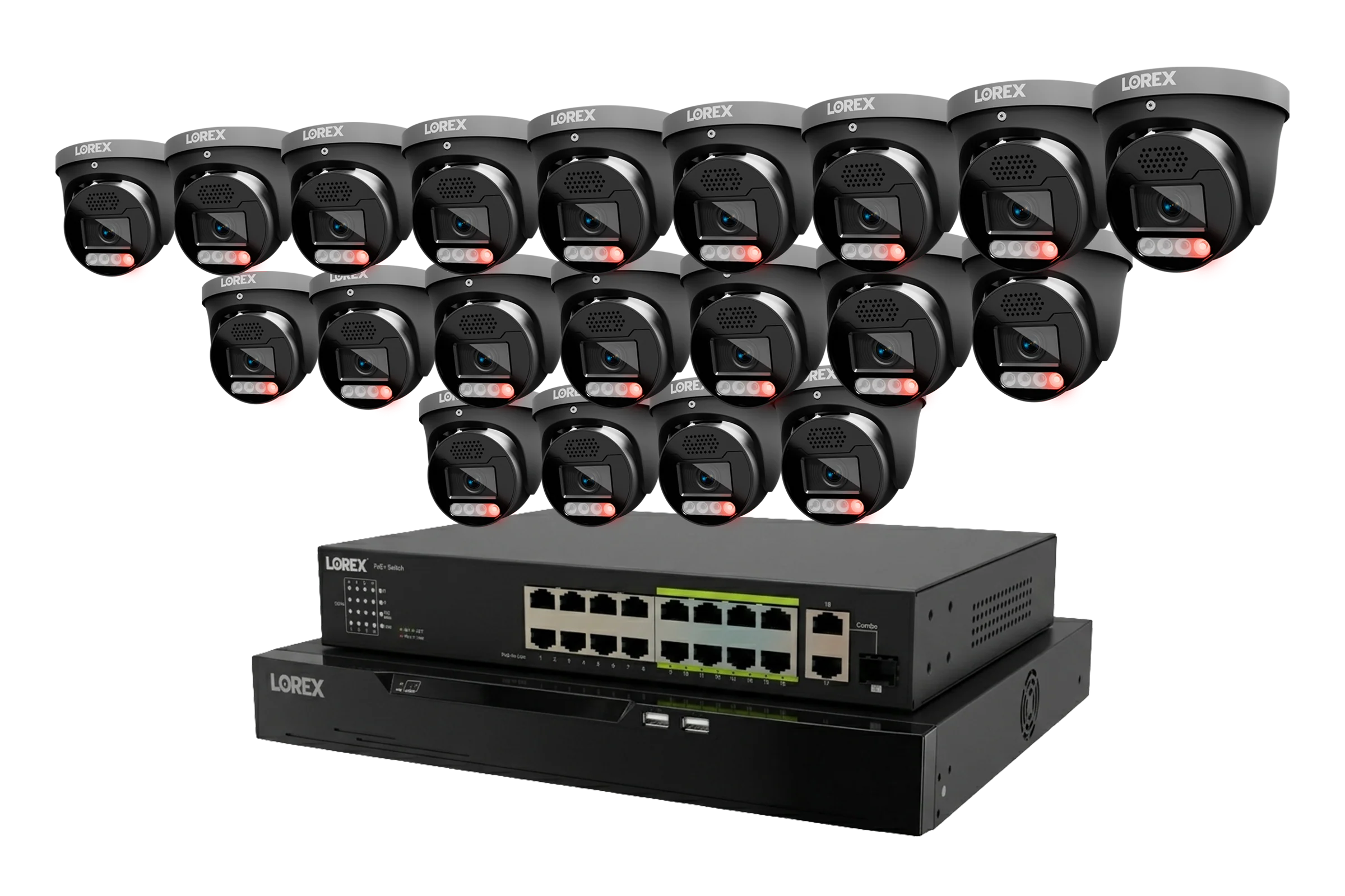 Lorex Connect X Series 4K 32-Channel Wired NVR System with X5 Turret Security Cameras - 8TB - Image 11