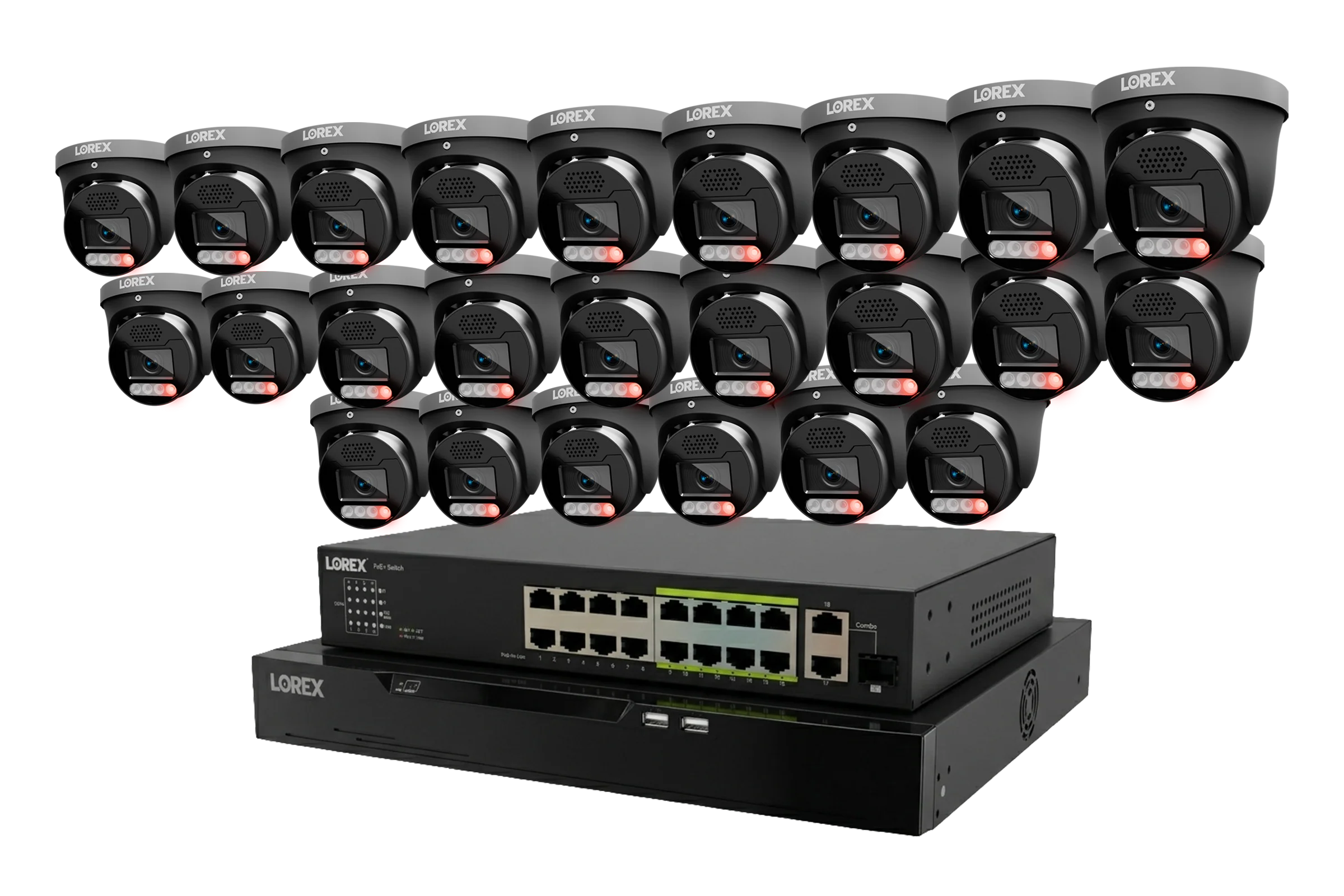 Lorex Connect X Series 4K 32-Channel Wired NVR System with X5 Turret Security Cameras - 8TB - Image 12