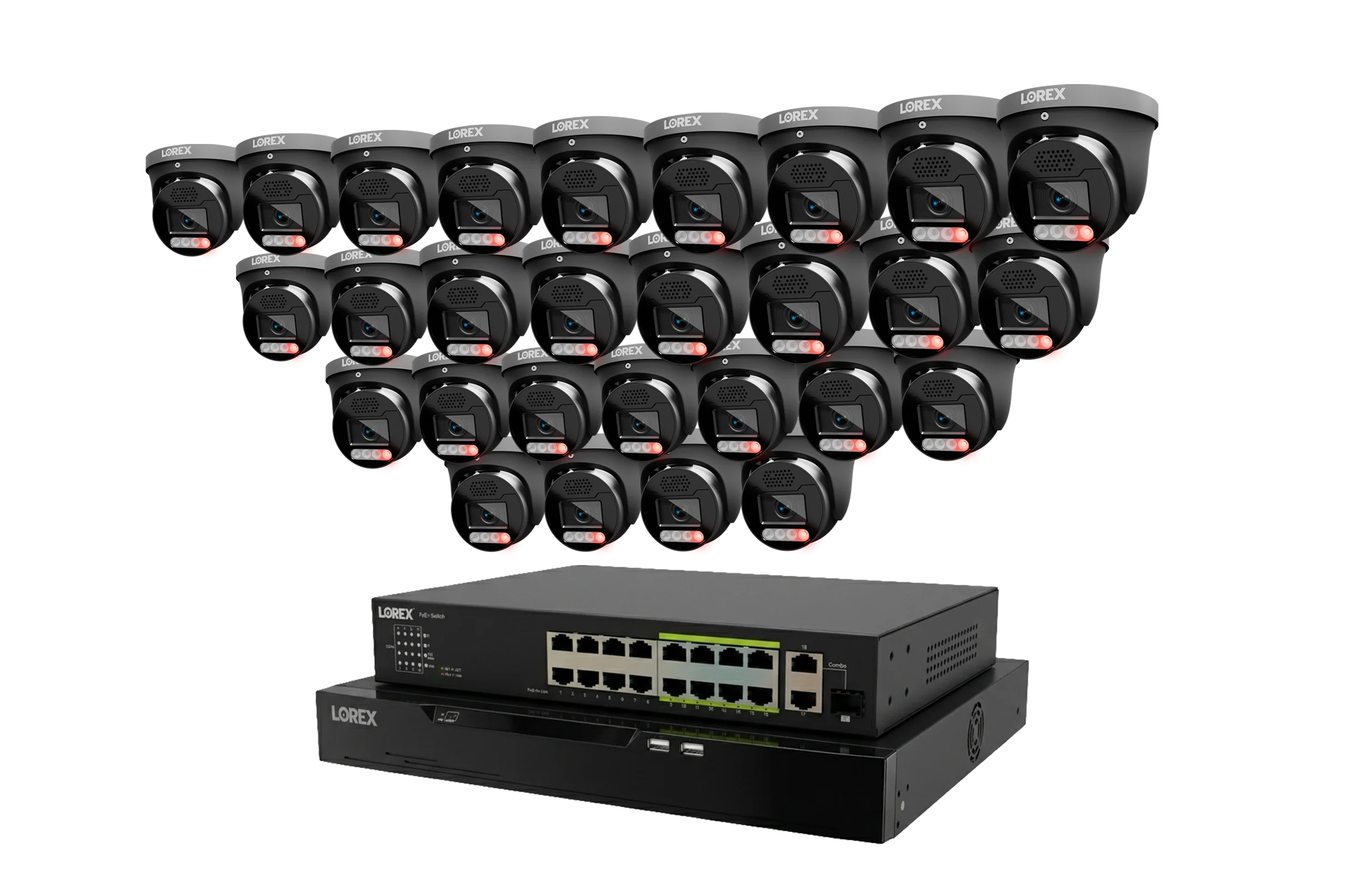 Lorex Connect X Series 4K 32-Channel Wired NVR System with X5 Turret Security Cameras - 8TB - Image 13