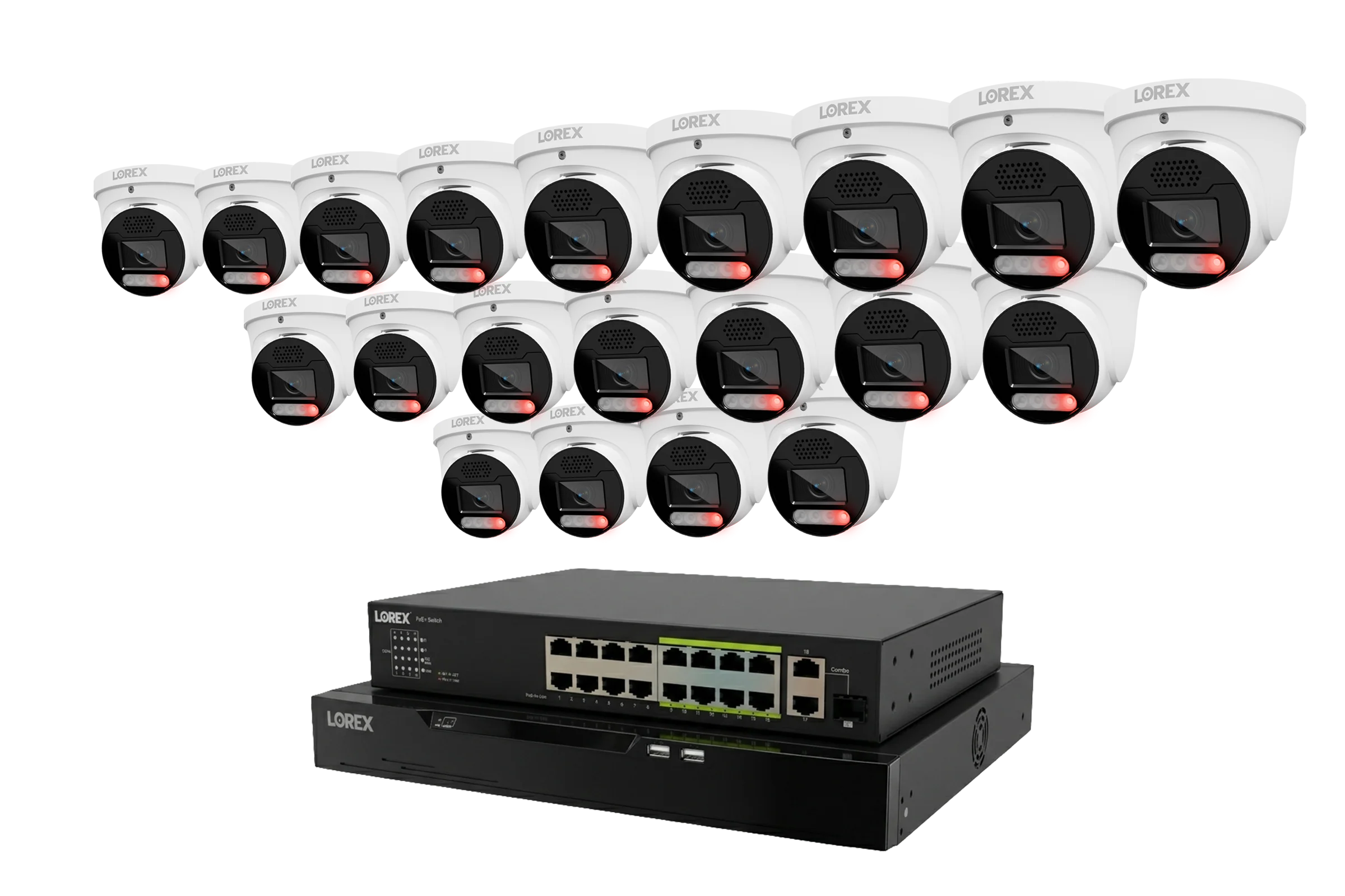 Lorex Connect X Series 4K 32-Channel Wired NVR System with X5 Turret Security Cameras - 8TB - Image 16