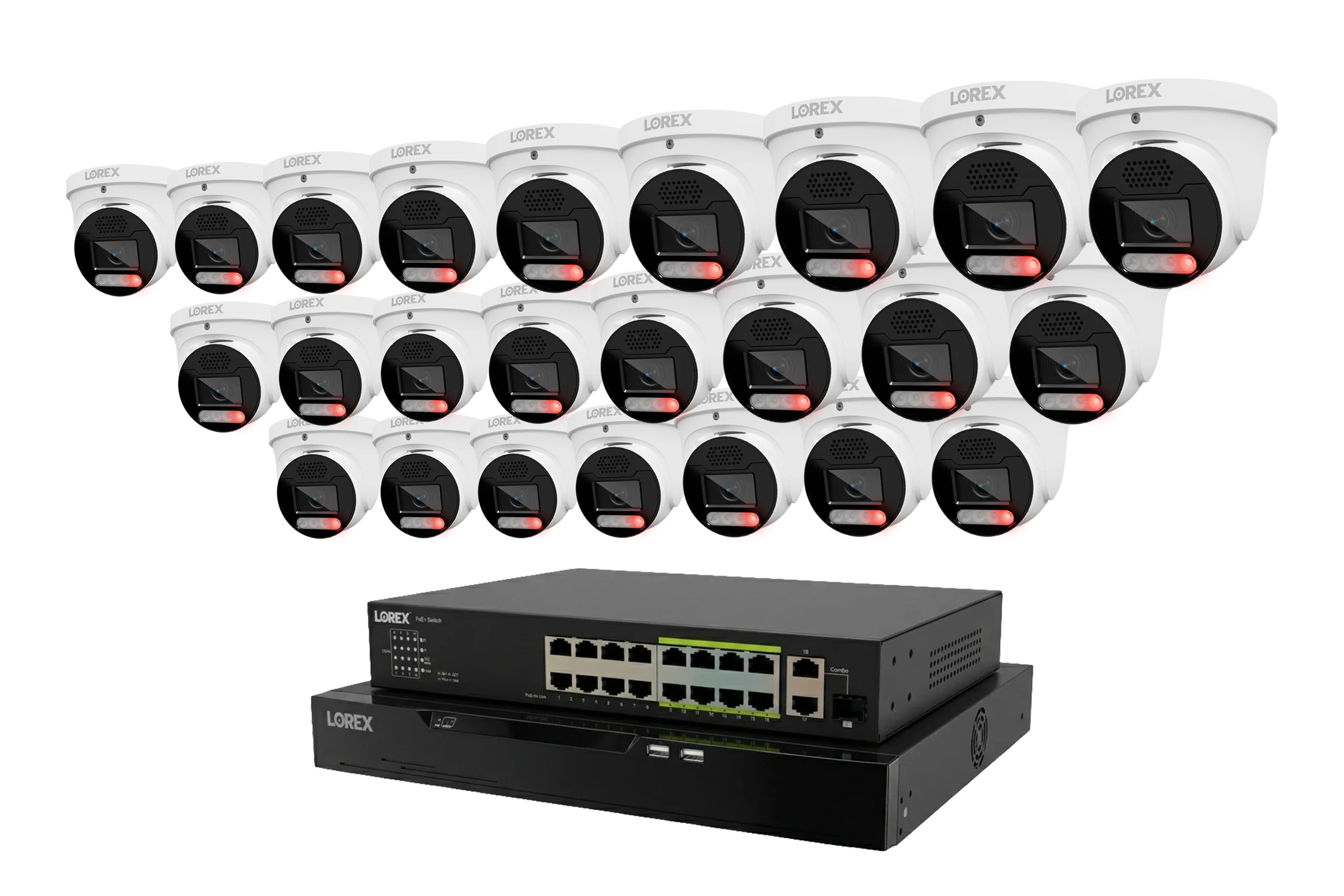 Lorex Connect X Series 4K 32-Channel Wired NVR System with X5 Turret Security Cameras - 8TB - Image 17
