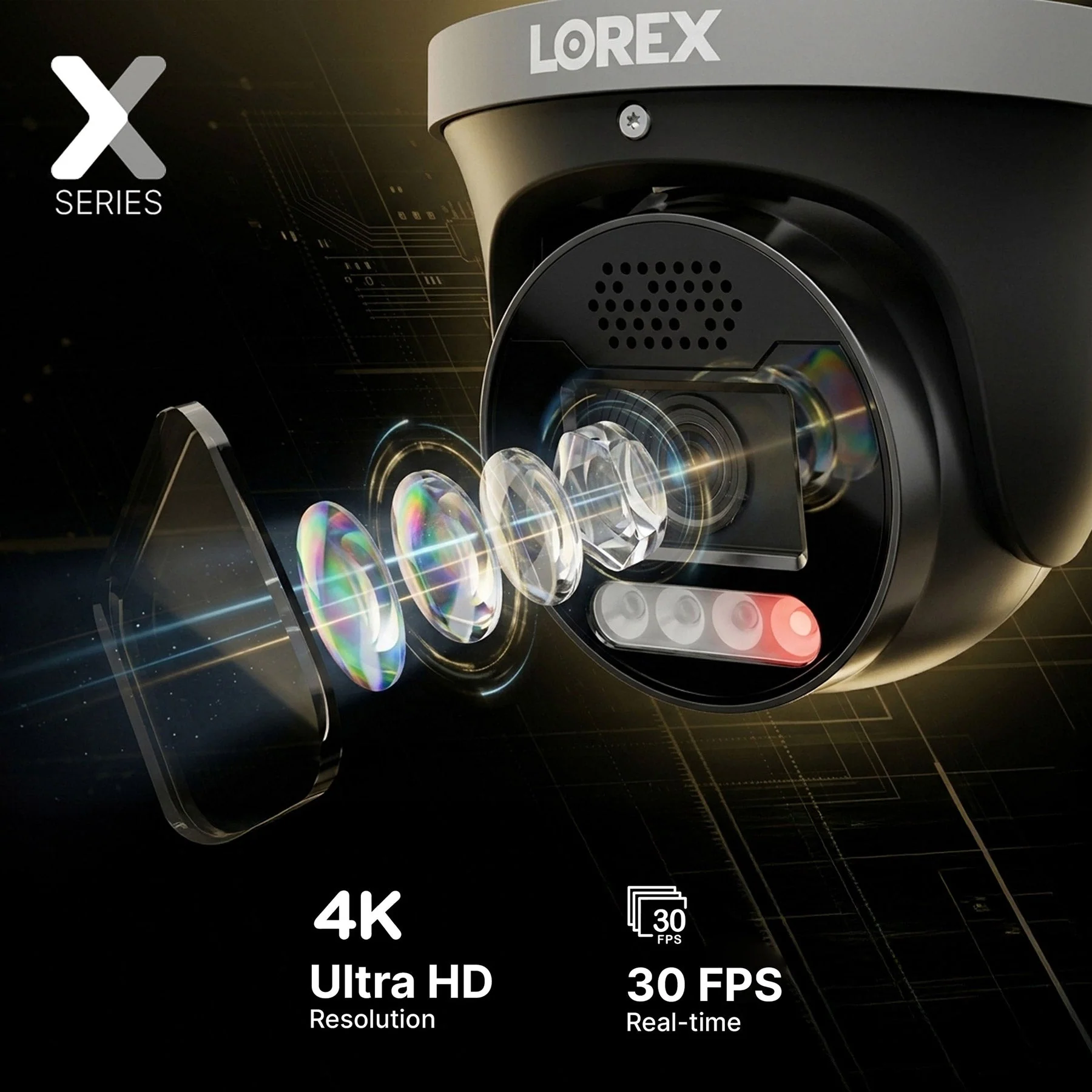 Lorex Connect X Series 4K 32-Channel Wired NVR System with X5 Turret Security Cameras - 8TB - Image 3