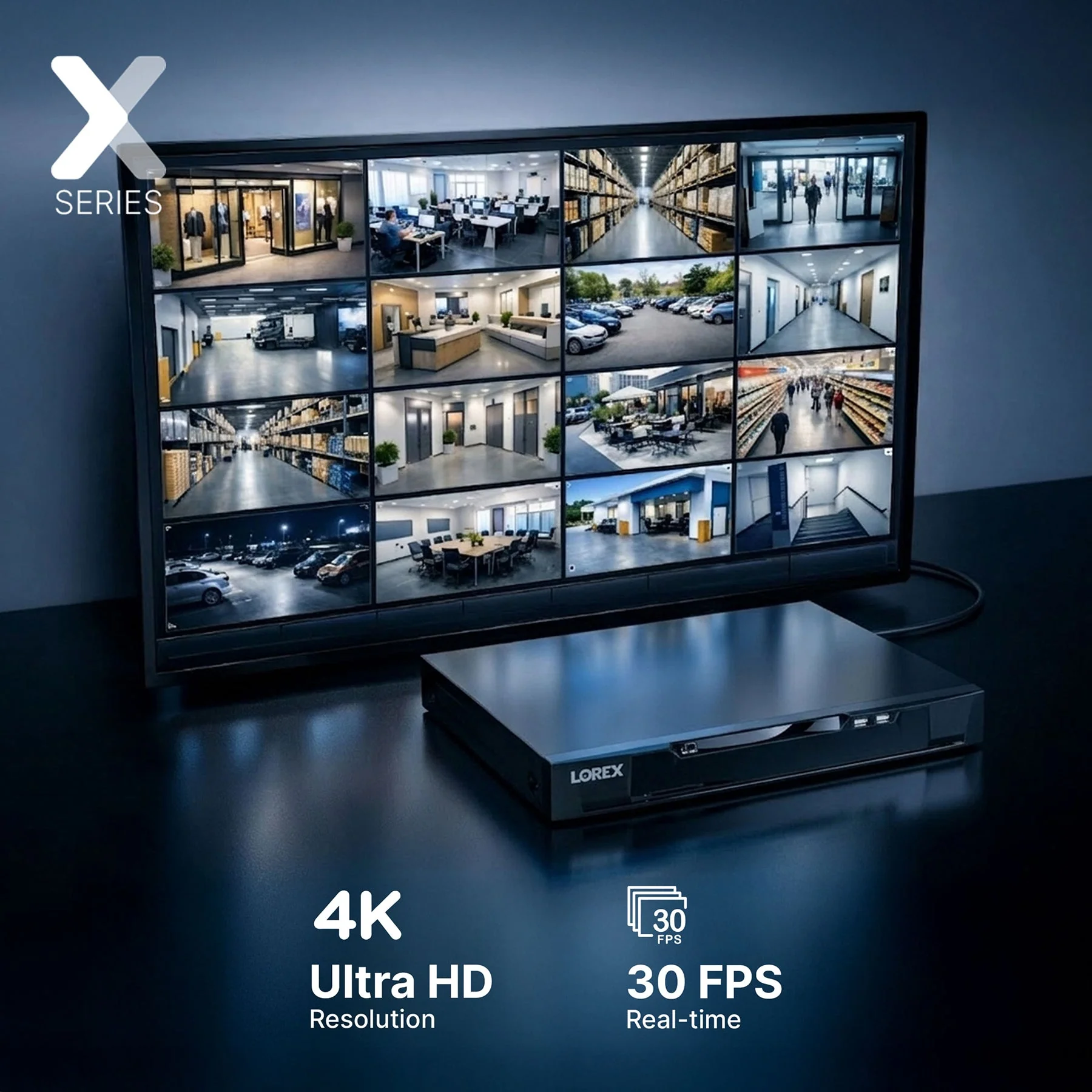 Lorex Connect X Series 4K 32-Channel Wired NVR System with X5 Turret Security Cameras - 8TB - Image 8