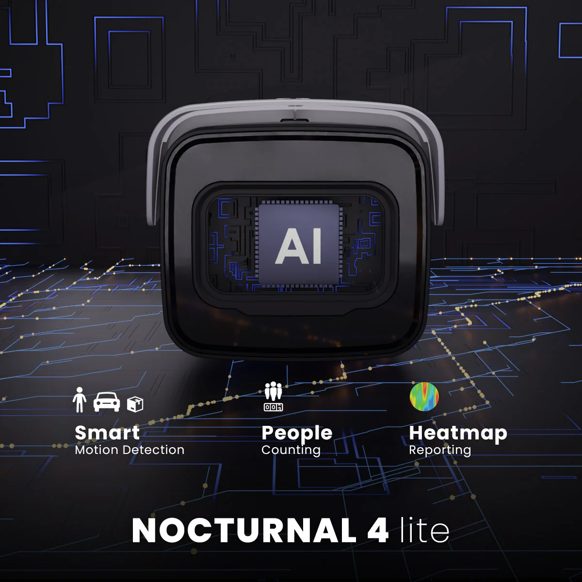Nocturnal Series N4 Lite 4K IP Wired Bullet Security Camera with Motorized Varifocal Lens, Real-Time 30FPS Recording and IK10 Vandal Proof - Image 3