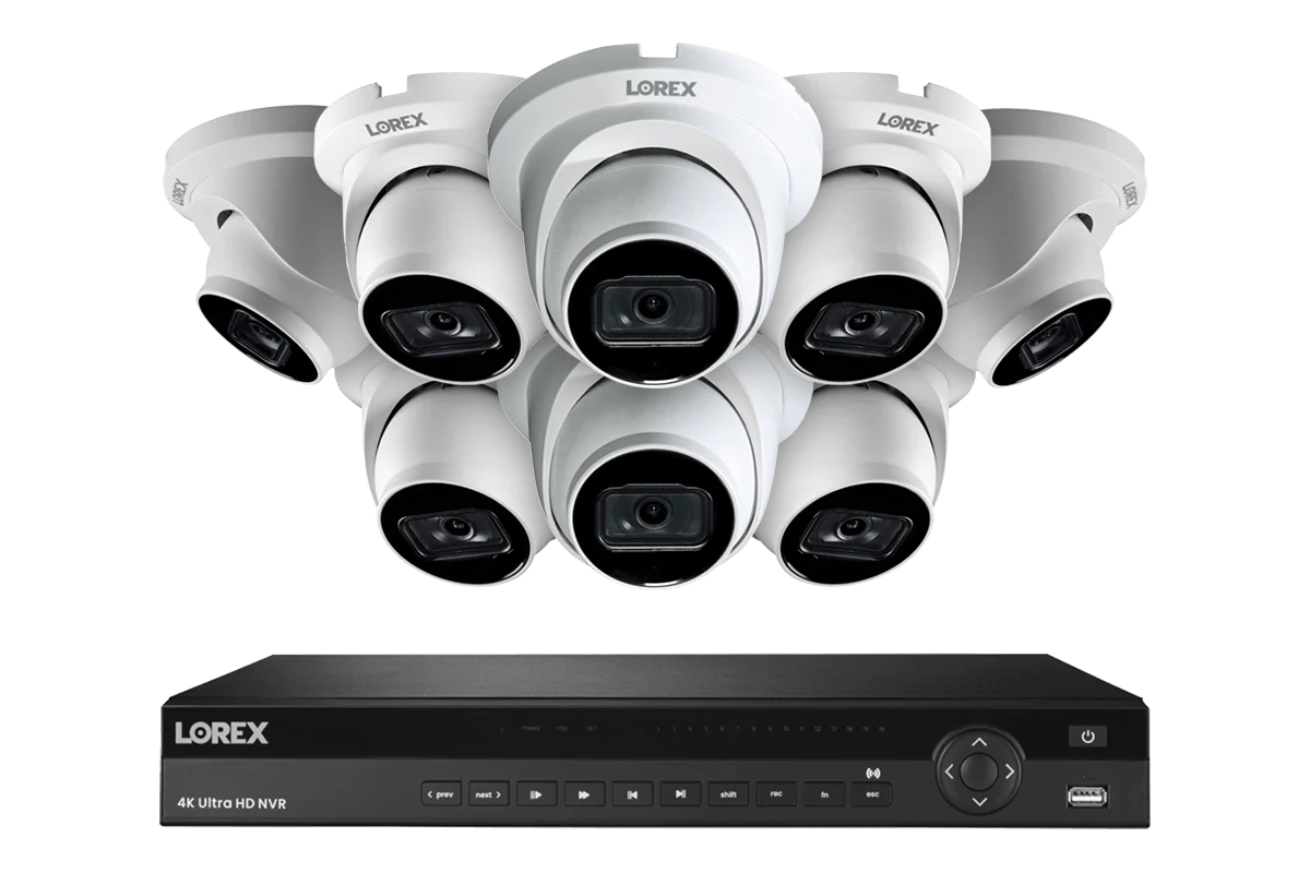 Lorex 4K (16 Camera Capable) 4TB Wired NVR System with Nocturnal 3 Smart IP Dome Cameras with Listen-In Audio and 30FPS - Image 10