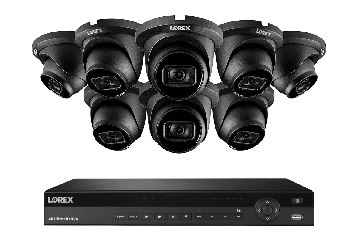 Lorex 4K (16 Camera Capable) 4TB Wired NVR System with Nocturnal 3 Smart IP Dome Cameras with Listen-In Audio and 30FPS - Image 4