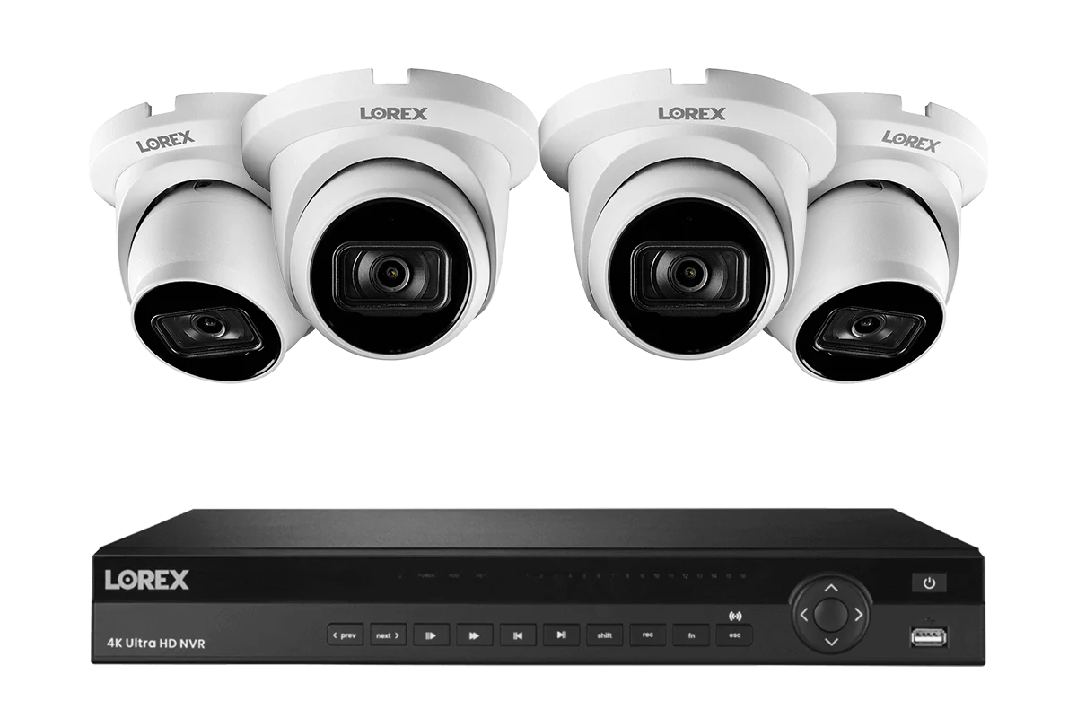 Lorex 4K (16 Camera Capable) 4TB Wired NVR System with Nocturnal 3 Smart IP Dome Cameras with Listen-In Audio and 30FPS - Image 7
