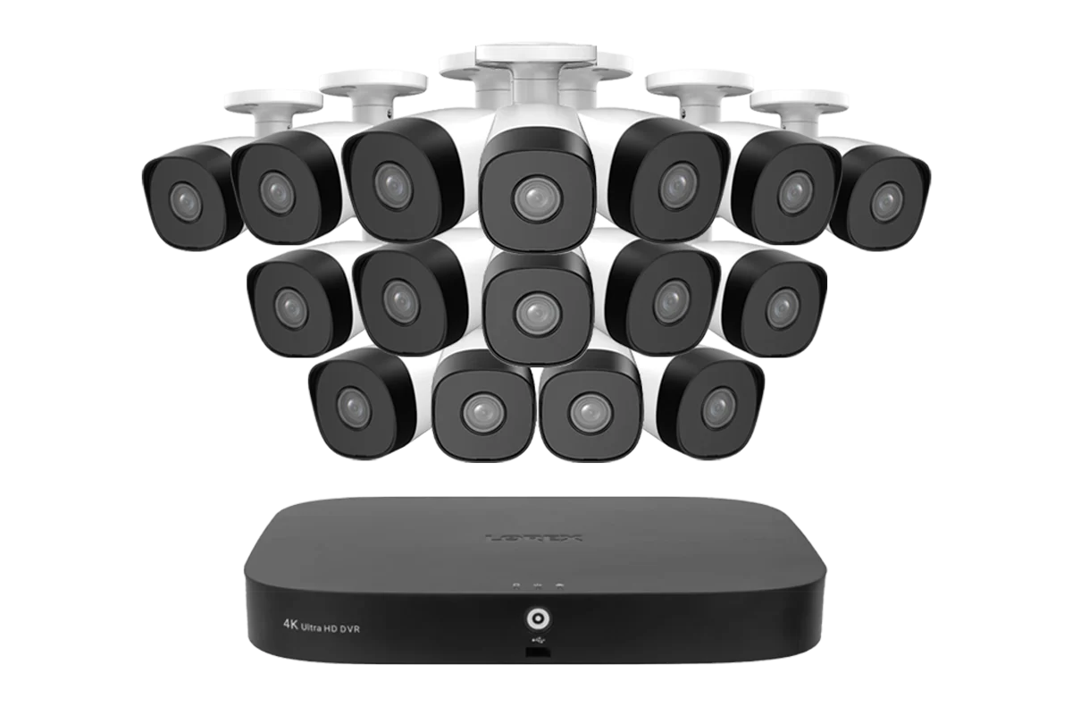 Lorex Classic Fusion Series 4K 20-Channel (16 Wired + 4 Fusion Wi-Fi) 1TB DVR Wired System with 1080p Analog Bullet Security Cameras - Image 5