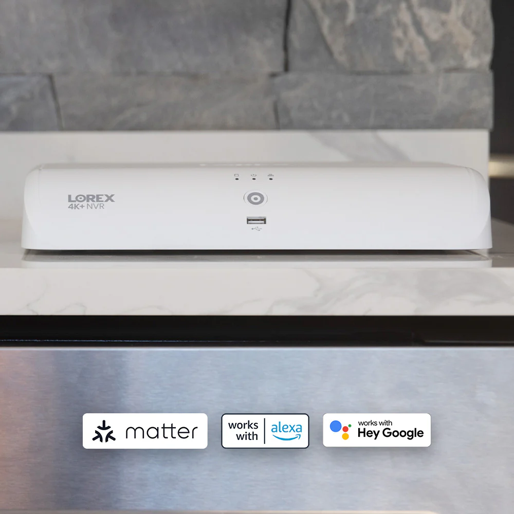 Lorex 4K+ 12MP 16 Camera Capable (8 Wired + 8 Fusion Wi-Fi ) 2TB Wired NVR System with H30 IP Turret Cameras - Image 5