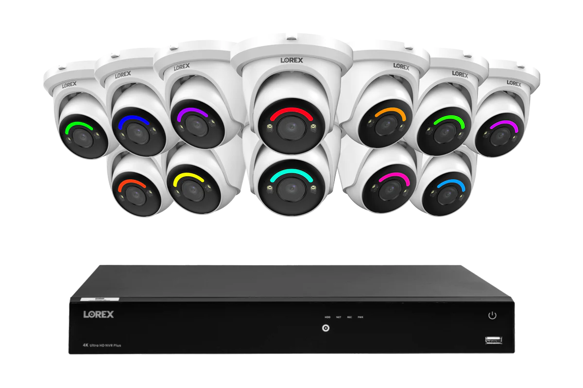 Lorex Fusion Series 4K 16 Camera Capable (Wired or Fusion Wi-Fi) 4TB Wired NVR System with H12 Wired 4K IP Turret Cameras - Image 10