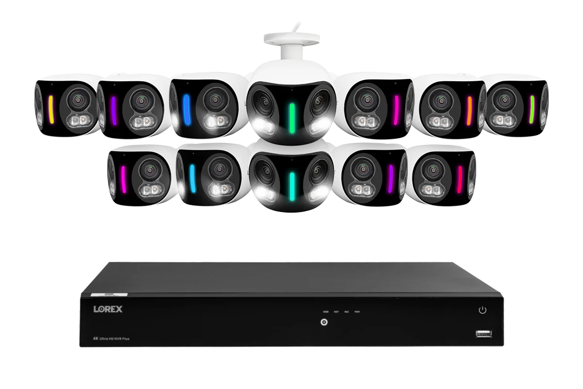 Lorex Fusion Series 4K 16 Camera Capable (Wired or Fusion Wi-Fi) 4TB Wired NVR System with H20 IP Dual Lens Cameras - Image 12