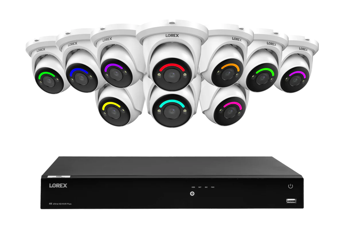 Lorex Fusion Series 4K 16 Camera Capable (Wired or Fusion Wi-Fi) 6TB Wired NVR System with H12 Wired 4K IP Turret Cameras - Image 9