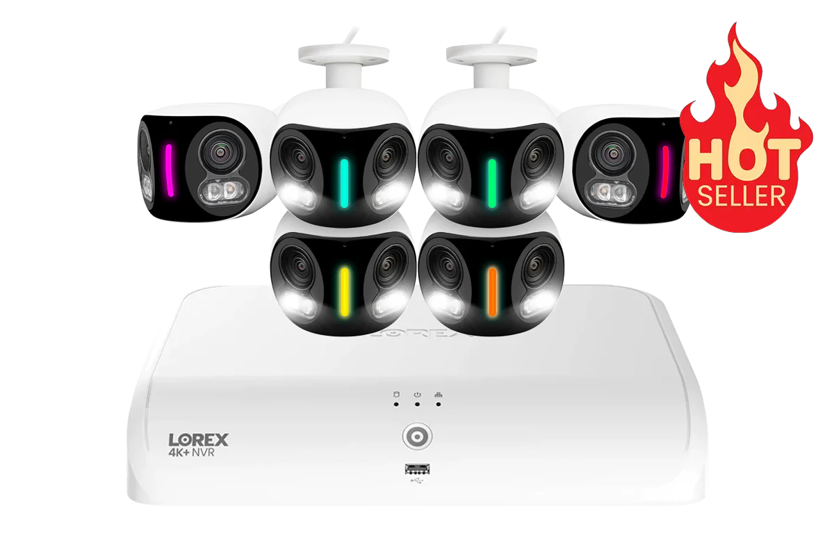 Lorex Smart Business Fusion Wi-Fi System: 4K+ 16 Channel (8 Wired + 8 Fusion Wi-Fi) 2TB System with Wi-Fi Dual Lens Smart Security Lighting Cameras - Image 6
