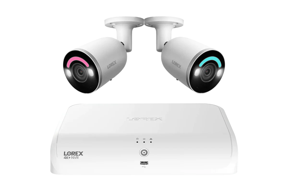 Lorex Fusion Series 4K 16 Channel (8 Wired + 8 Fusion Wi-Fi) 2TB Wired System with H12 Wired 4K IP Bullet Cameras