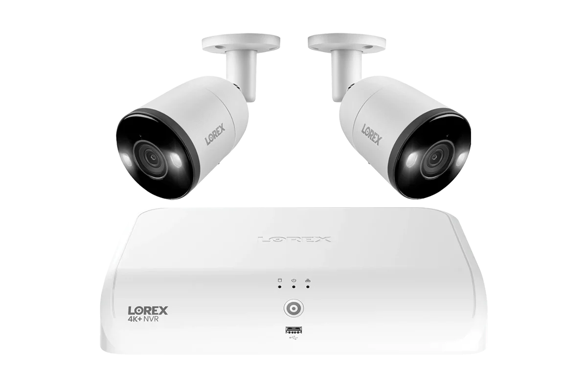 Lorex Fusion Series 4K+ 16 Channel (8 Wired + 8 Fusion Wi-Fi) 2TB Wired System with H13 Wired 4K IP Bullet Cameras