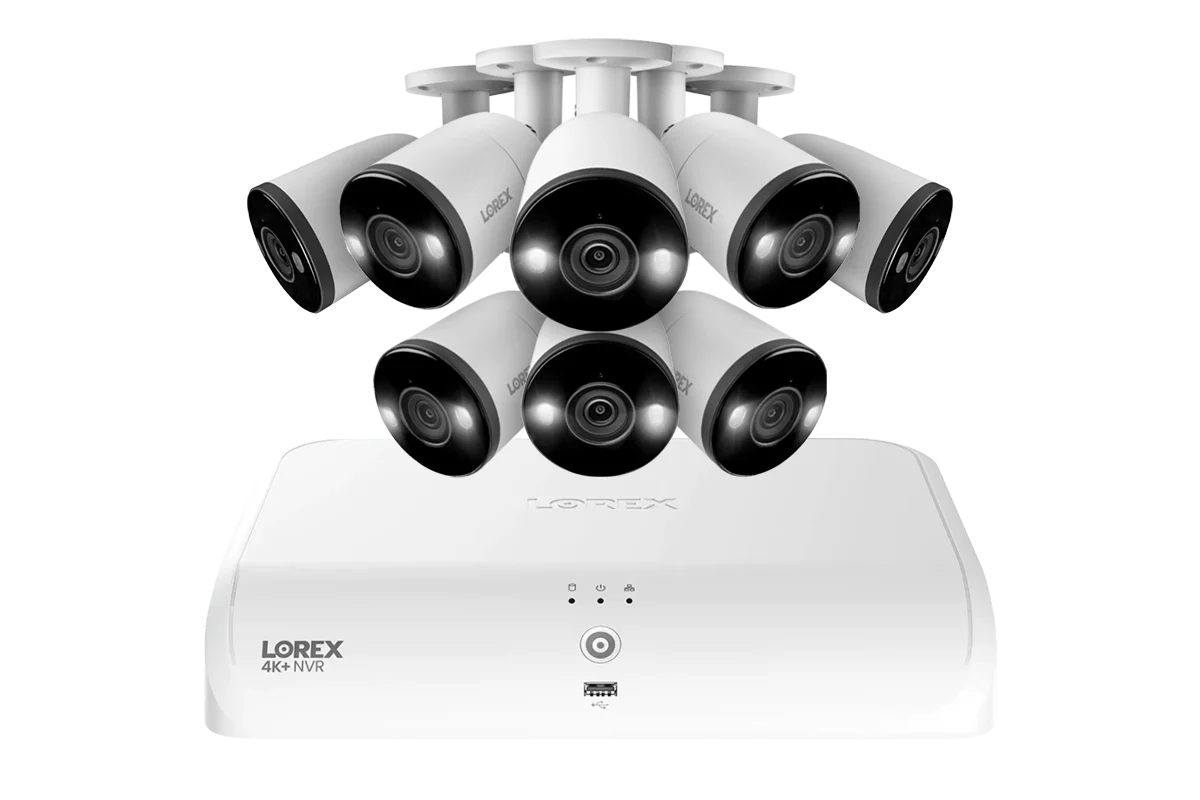 Lorex Fusion Series 4K+ 16 Channel (8 Wired + 8 Fusion Wi-Fi) 2TB Wired System with H13 Wired 4K IP Bullet Cameras - Image 9