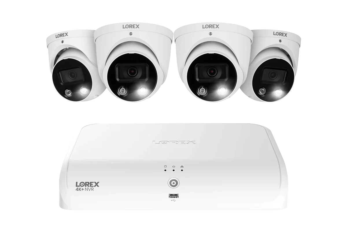Lorex Fusion Series 4K+ 16 Channel (8 Wired + 8 Fusion Wi-Fi) 2TB Wired System with H13 Wired 4K IP Turret Cameras - Image 2