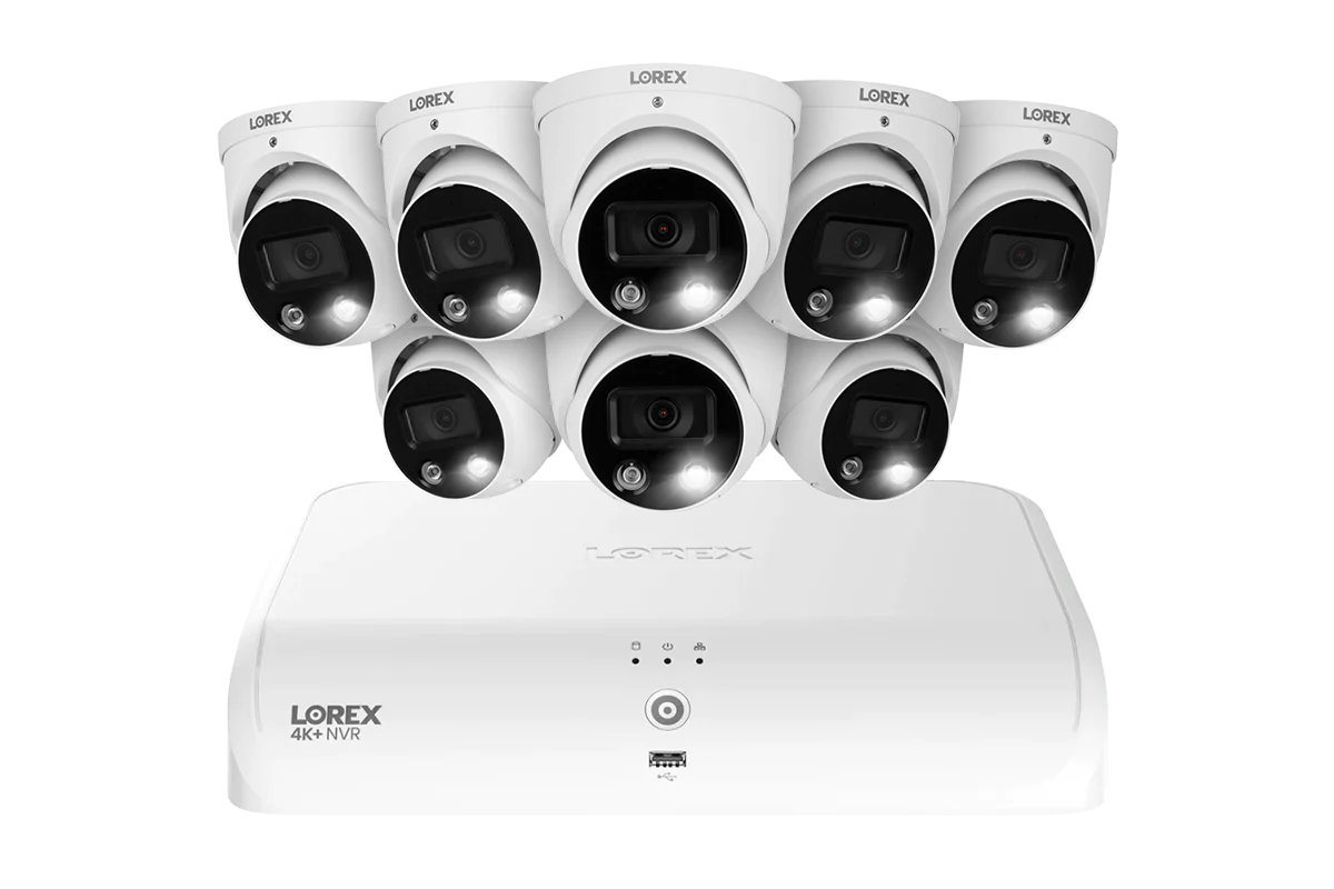 Lorex Fusion Series 4K+ 16 Channel (8 Wired + 8 Fusion Wi-Fi) 2TB Wired System with H13 Wired 4K IP Turret Cameras - Image 3