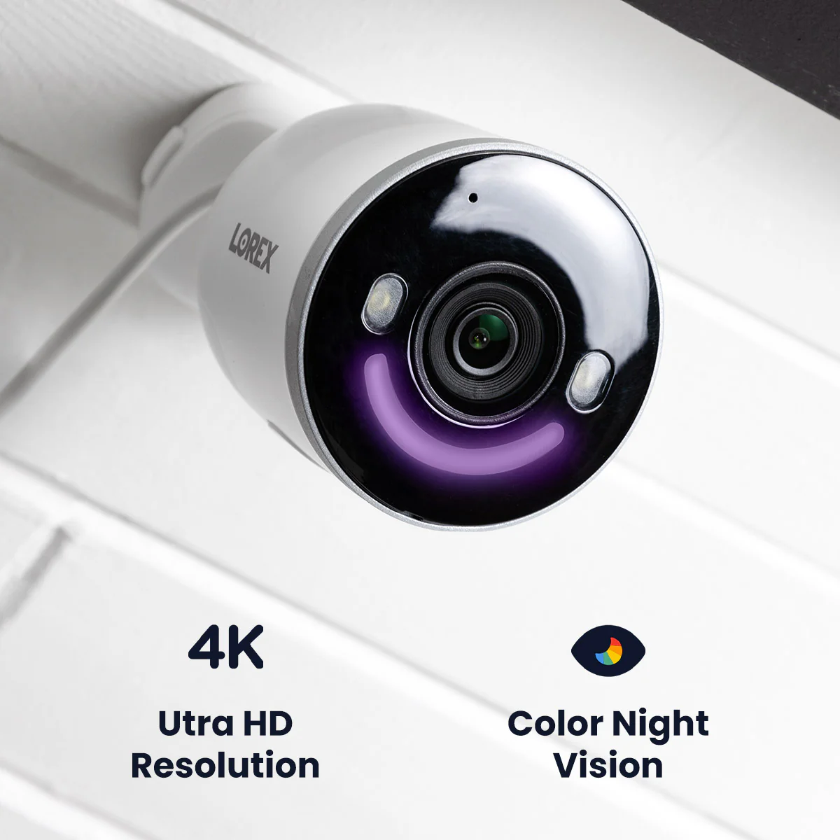 Lorex Smart Business Fusion Wi-Fi System: 4K+ 16 Channel (8 Wired + 8 Fusion Wi-Fi) 2TB System with 4K Outdoor Wi-Fi 6 Security Cameras with Smart Security Lighting - Image 4