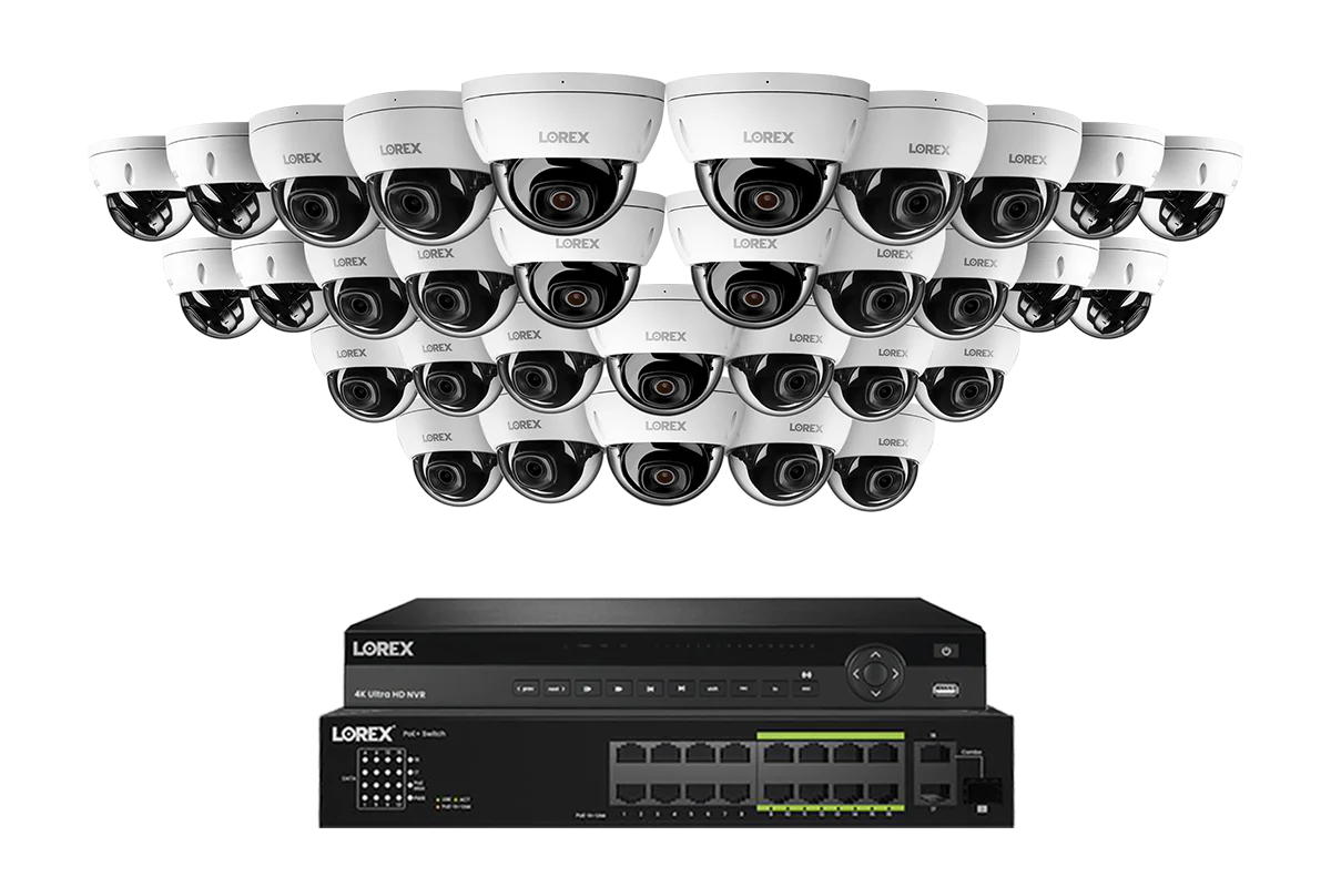 Lorex Elite Series 4K 32 Camera Capable 8TB Wired NVR System with 8MP (4K) A10 IP Dome Cameras - Image 14