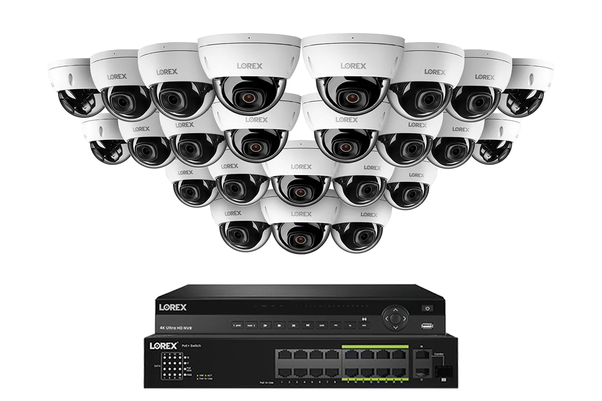 Lorex Elite Series 4K 32 Camera Capable 8TB Wired NVR System with 8MP (4K) A10 IP Dome Cameras - Image 22