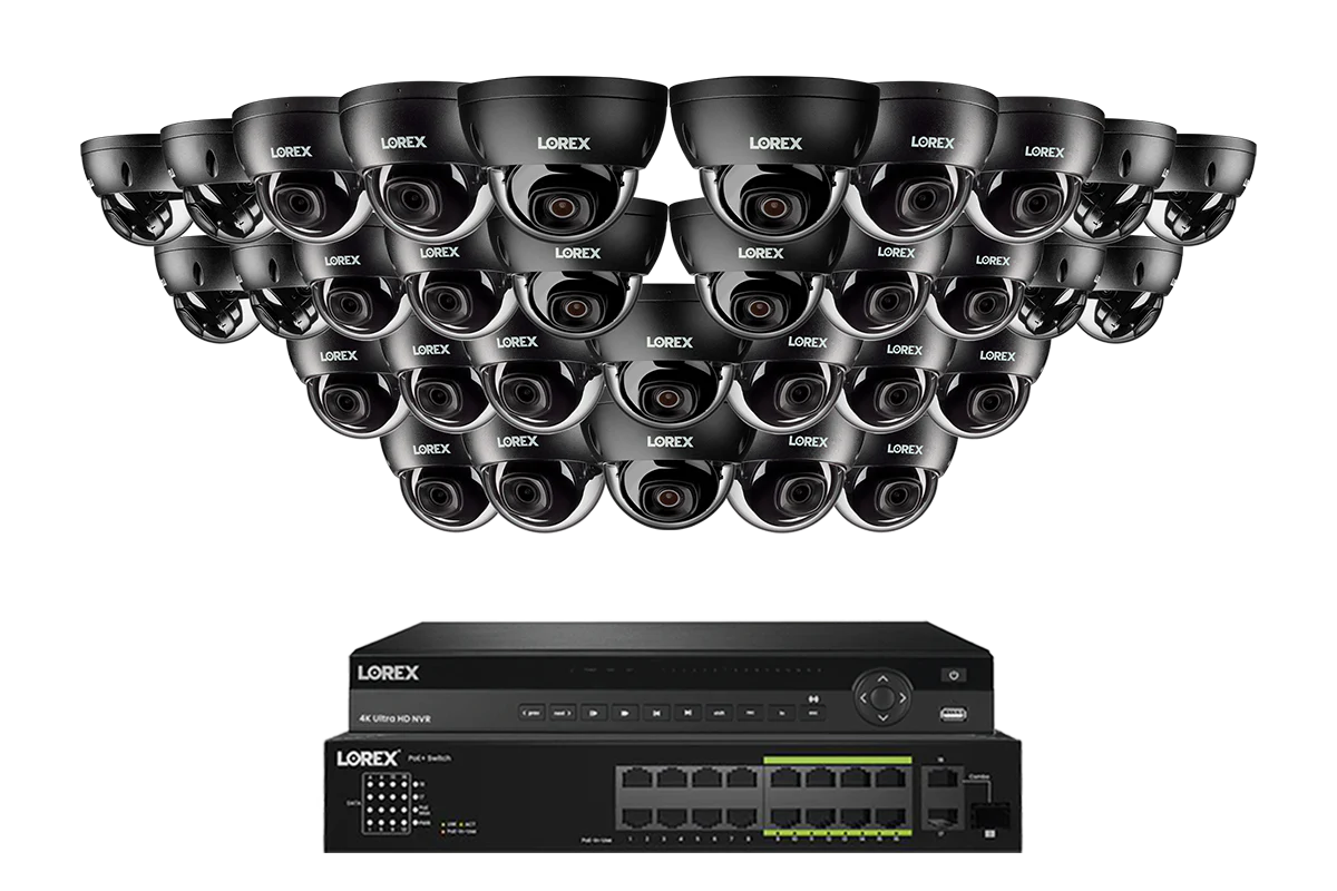 Lorex Elite Series 4K 32 Camera Capable 8TB Wired NVR System with 8MP (4K) A10 IP Dome Cameras - Image 6