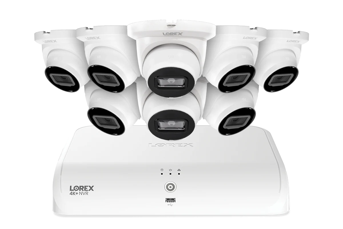 Lorex Fusion NVR with A4 4MP (2K) IP Turret Cameras - 4K 16-Channel (8 Wired + 8 Wi-Fi Fusion) 2TB Wired System - Image 7