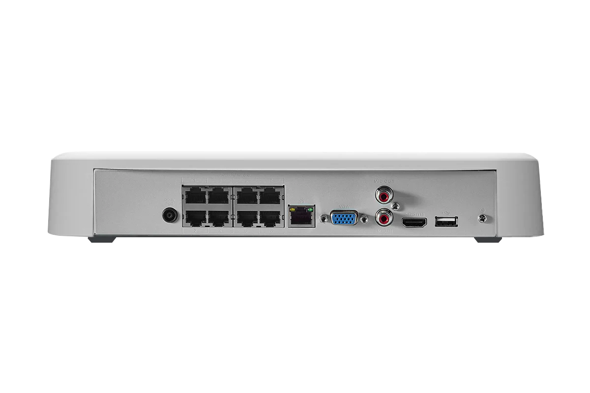 Lorex Fusion 4K 16-channel 2TB Wired NVR System with Eight Deterrence Bullet Wired Cameras plus One 2K Doorbell and One Sensor Kit with Three Sensors - Image 3