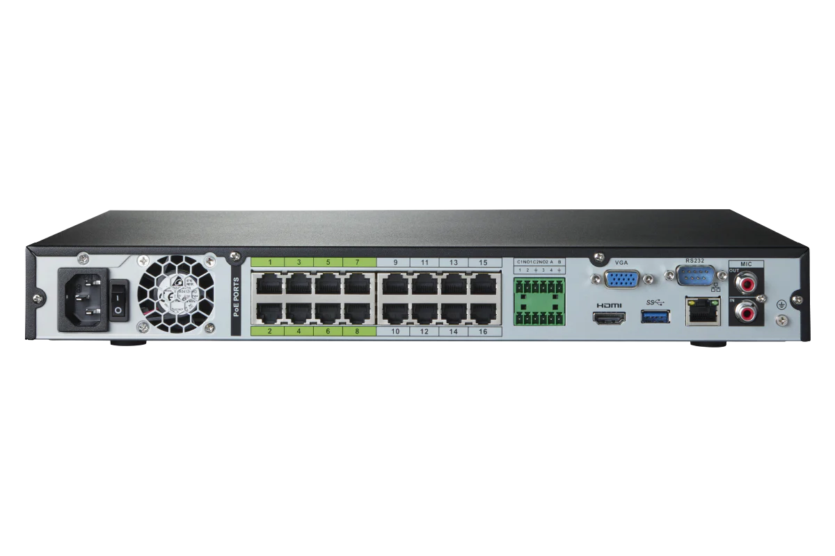 Lorex Elite Series NVR with IP Bullet Cameras - 4K 32-Channel 8TB Wired System - Image 3