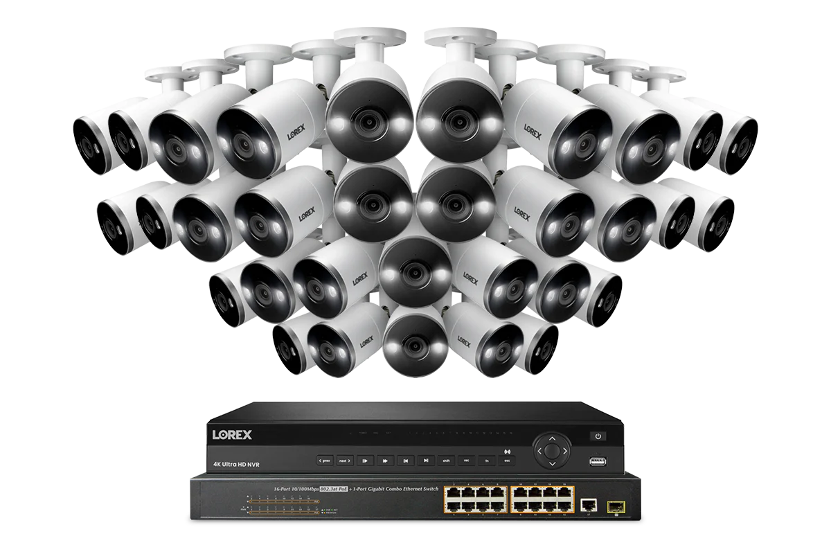 Lorex Elite Series NVR with IP Bullet Cameras - 4K 32-Channel 8TB Wired System - Image 8