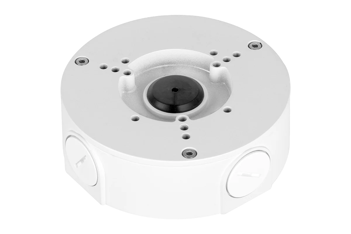 Outdoor Round Junction Box for 3 Screw Base Cameras - Open Box